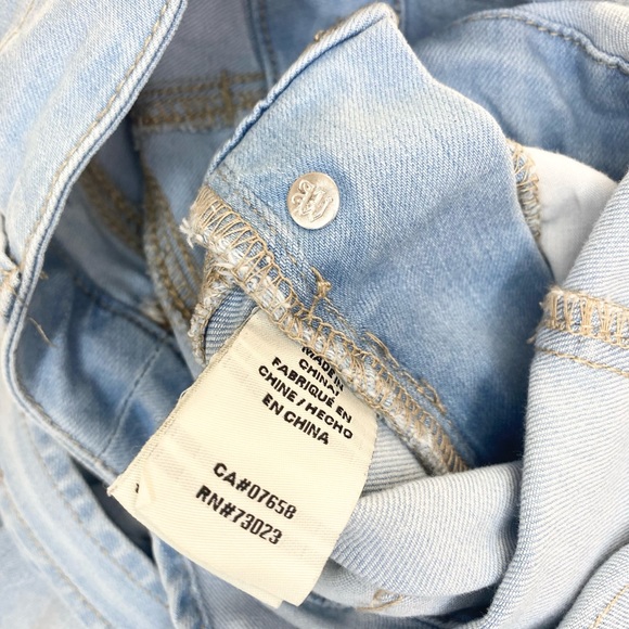 Wax Jeans Women's Juniors Ankle Length Skinny Leg Denim Overalls - Picture 10 of 15